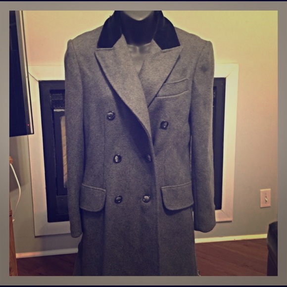 VINTAGE Long Dress Coat - Picture 2 of 6